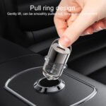 Yesido Y67 PD45W Single USB-C / Type-C Zinc Alloy Mini Car Charger(Metal Grey) - Image 6
