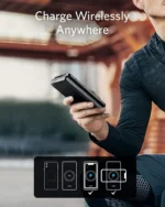 Anker Wireless Power Bank 10,000mAh - PowerCore III 10K Wireless Portable Charger - Black - Image 2