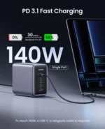 UGREEN Nexode 300W USB C GaN Charger-5 Ports Desktop Charger - Image 2
