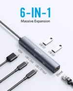 Anker 543 USB-C Hub (6-in-1, Slim) A8365 - Image 2