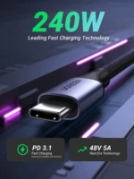 UGREEN 240W PD3.1 USB C to USB C Cable (6.6FT) - Image 2