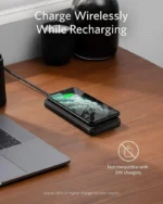 Anker Wireless Power Bank 10,000mAh - PowerCore III 10K Wireless Portable Charger - Black - Image 3