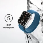 Green Lion Active Se Smart Watch - Silver + Sky Blue - Image 3