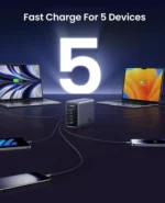 UGREEN Nexode 300W USB C GaN Charger-5 Ports Desktop Charger - Image 4