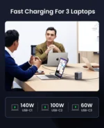 UGREEN Nexode 300W USB C GaN Charger-5 Ports Desktop Charger - Image 5