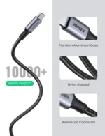 UGREEN USB C to USB C 100W Fast Charging Cable (2 Pack) - Image 5