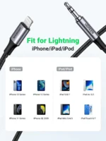 UGREEN Lightning to 3.5mm Male Aux Cable (Apple MFi Certified) - Image 4