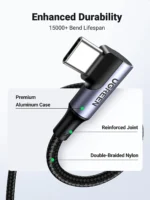 UGREEN Right Angle 100W USB C Cable - Image 7