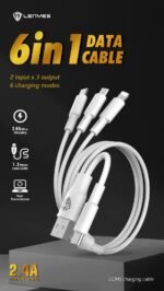 LENYES 6-in-1 Multi-Charger Cable LC945 - Image 3