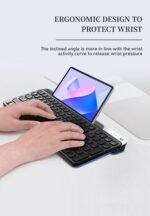 LENYES WK106 Wireless Keyboard - Black - Image 3