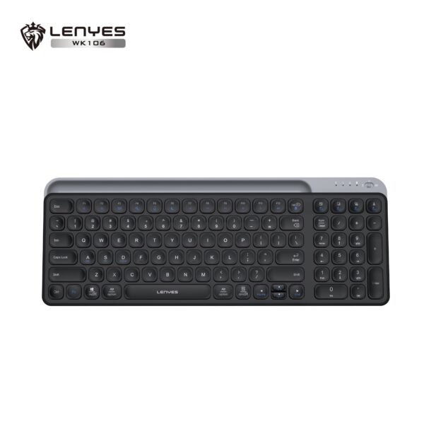 LENYES WK106 Wireless Keyboard - Black