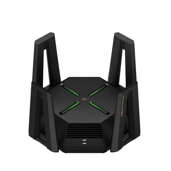 Xiaomi AX9000 Tri-Band WiFi 6 Router - Enhanced Version, Quad-Core CPU, 1GB RAM, 12 High-Gain Antennas, 4K QAM, Mesh Support
