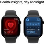 Apple Watch Series 10 GPS 46mm Jet Black Aluminum Case with Black Sport Band – M/L - Image 5