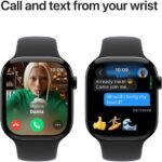 Apple Watch Series 10 GPS 46mm Jet Black Aluminum Case with Black Sport Band – M/L - Image 6