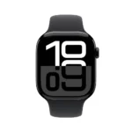 Apple Watch Series 10 GPS 46mm Jet Black Aluminum Case with Black Sport Band – M/L - Image 2