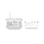 Goaltage ORG01 SyncBox Cable Organizer with SIM Card Storage, High-Speed Data Cables, Silicone Strap, and Universal Compatibility - Image 2