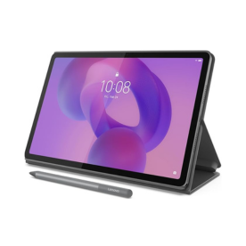 Lenovo Idea Tab - 2025 - Tablet - 4 Speakers with Dolby Atmos - 11" 2.5K IPS Touch Display - 4GB Memory - 128GB Storage - MediaTek Dimensity 6300 - Pen & Folio Case Included - Luna Grey UAE VERSION TDRA