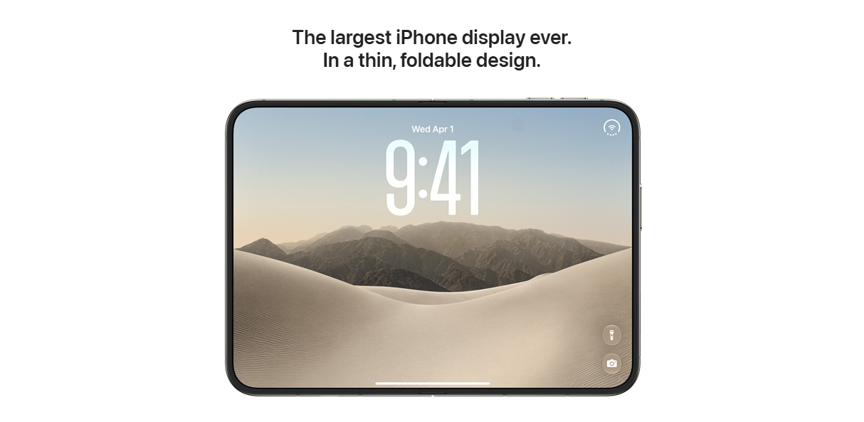 Apple iPhone Duo 2026 fold phone uae