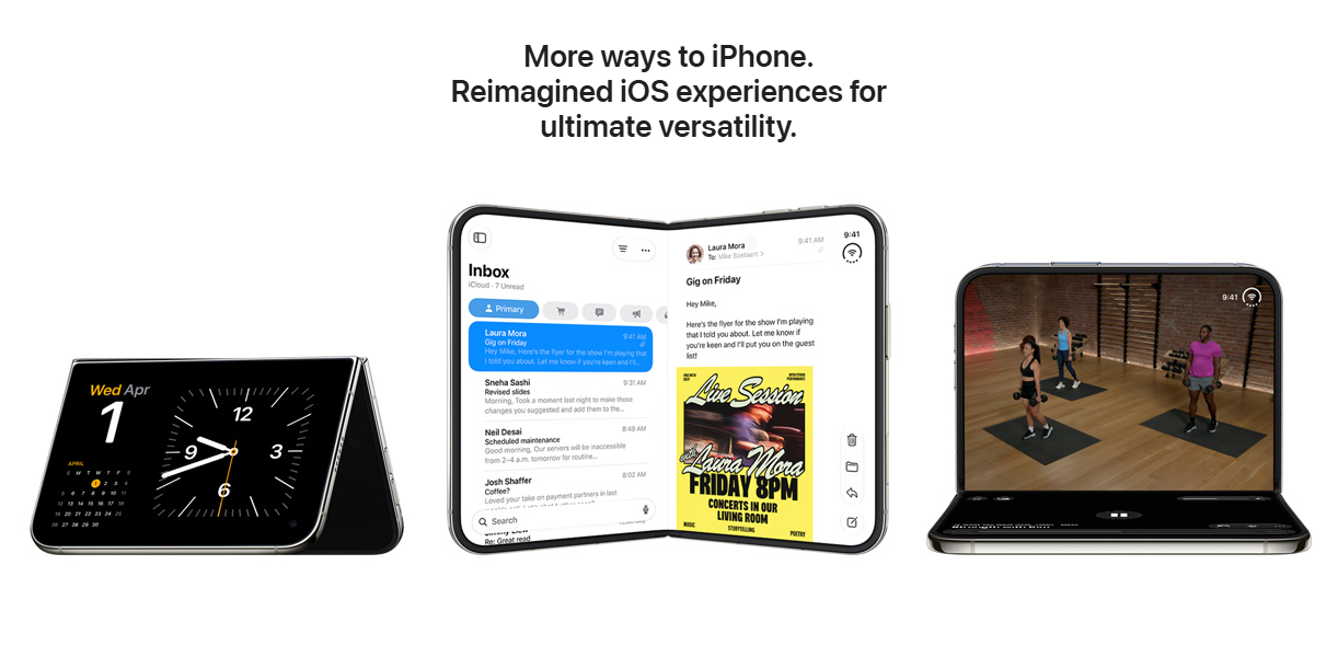 Apple iPhone Duo 2026 fold phone uae