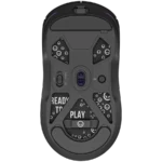 LORGAR Advanced MSA10W Black Wireless Gaming Mouse with RGB Lighting