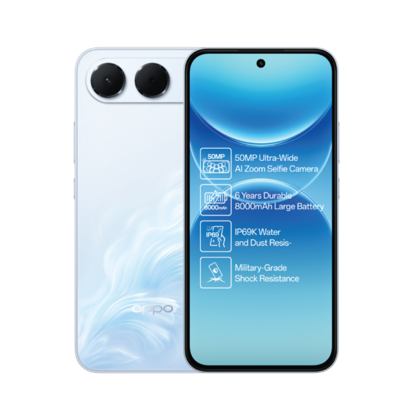 OPPO A7 Pro 5G 256GB 6GB RAM Surfing Blue UAE Version